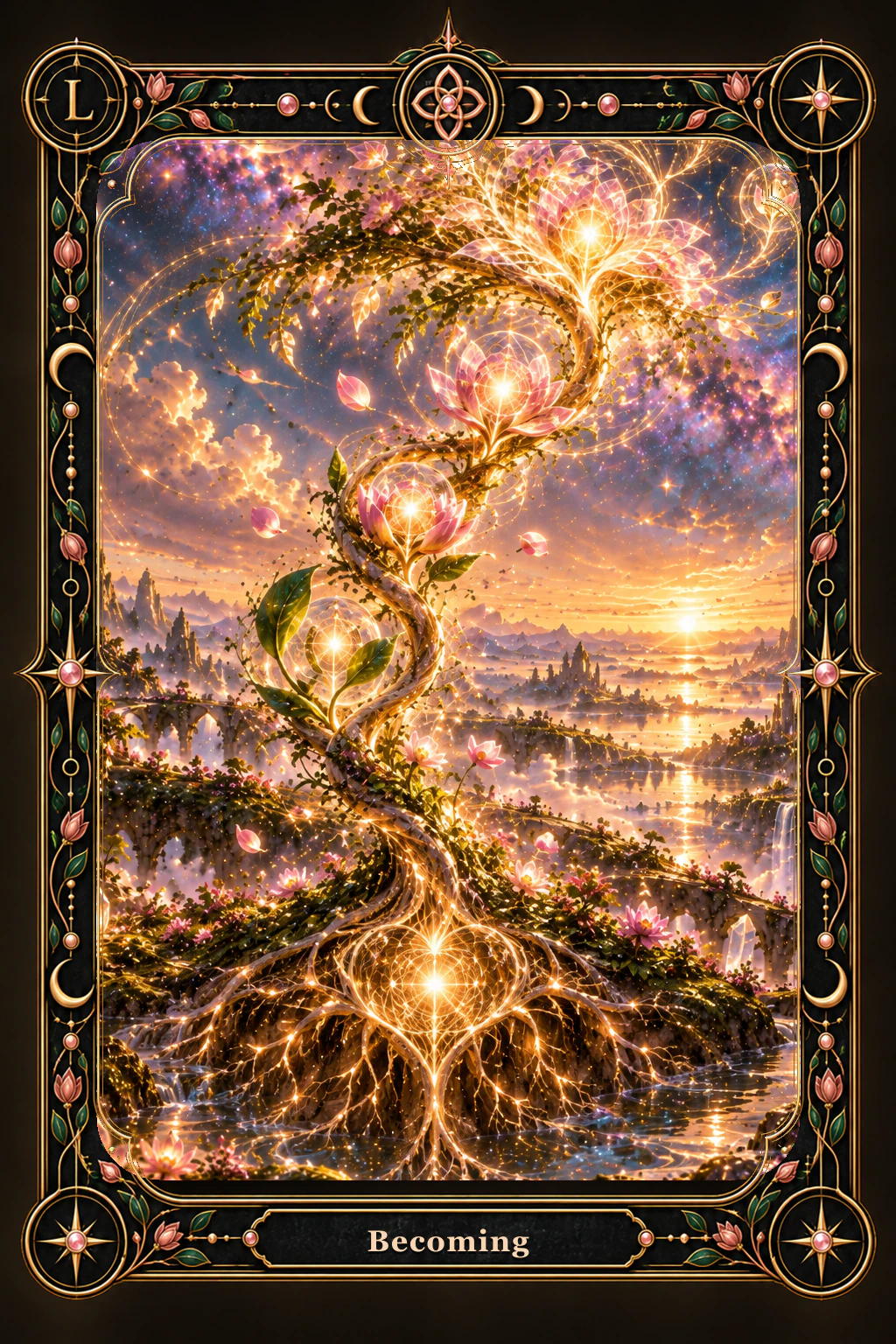 Becoming card artwork